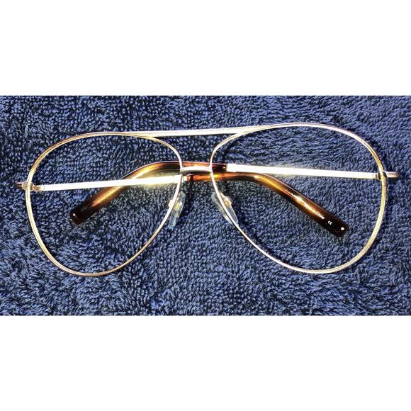 Cole Haan Sunglass Frame Only Aviater Gold Tortoise Shell Arms C17069 - Picture 1 of 9